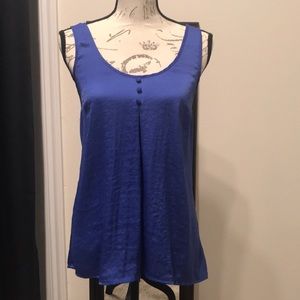 Blue Silk top